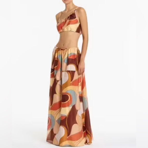 SIR the label Dresses & Skirts - SIR the label Multi-Color Abstract Print Maxi Skirt